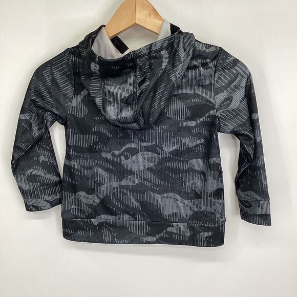 Youth Adidas New with Tag Fleece Hoodie Black/Gray/white size‎ 4 - Picture 2 of 7